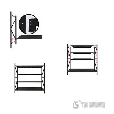 Powder Coated Storage Pallet Rack , Warehouse Metal Storage Racks 150×45×180cm Size